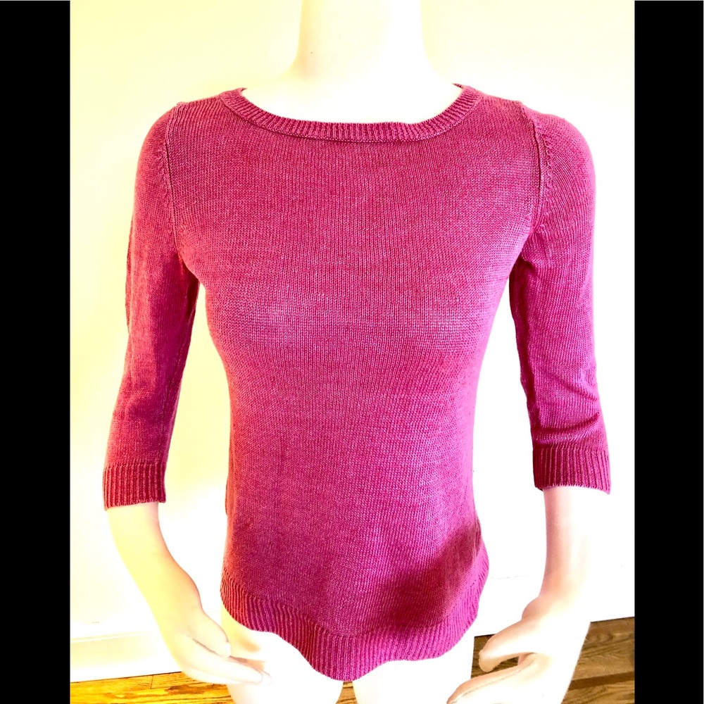 Talbots linen sweater